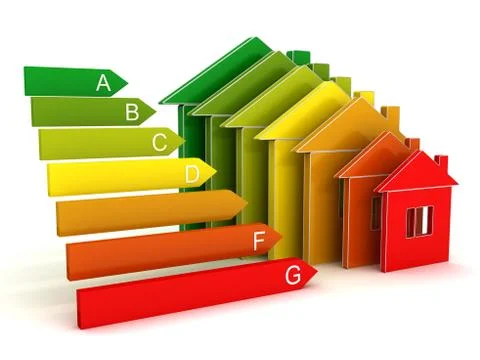 Energy efficient home Stock Illustration