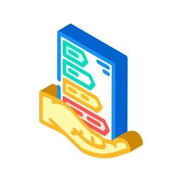 Energy efficient isometric icon vector illustration Stock Illustration