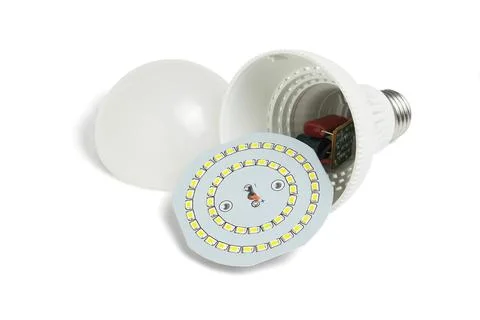 Energy Efficient LED Light Bulb Stock Photos