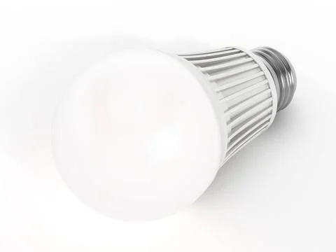 Energy efficient light bulb. 3d illustration Energy efficient light bulb i... Stock Photos