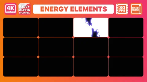 Energy Elements Stock Footage 130668311