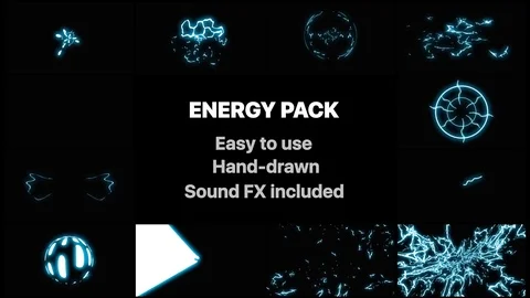 Energy Elements Pack Stock After Effects