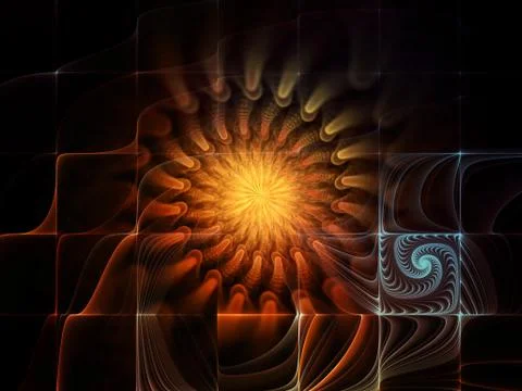 Energy of Emptiness Stock Illustration