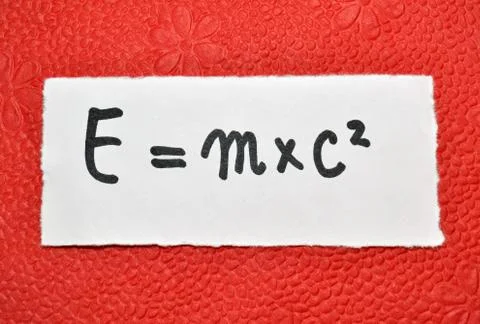 Energy equation Stock Photos