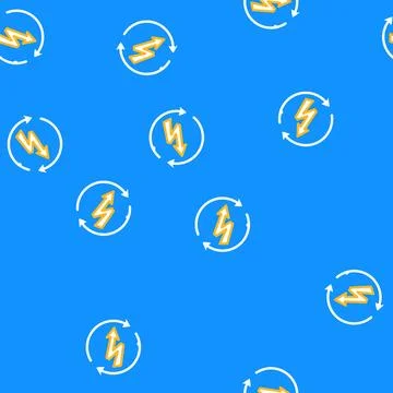 Energy esg vector seamless pattern イラスト素材