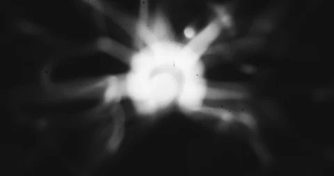 Energy Experiments. Retro Black and White Style. Plasma Lights. Witchcraft 库存影片 122575207