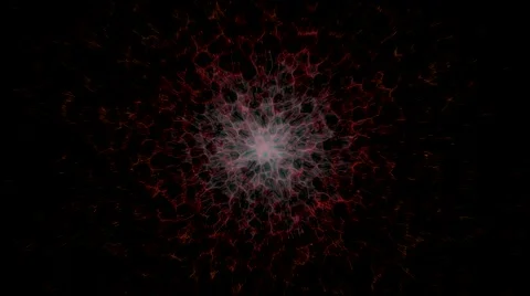 Energy Explosion Animation on black background Stock Footage 48423753