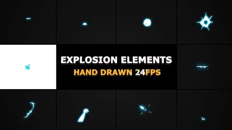 Energy Explosions And Transitions Stock After Effects