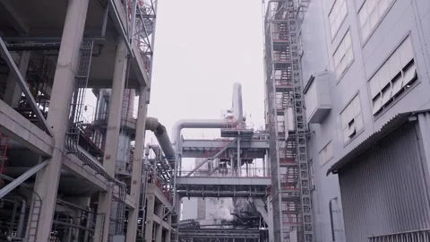 Energy factory view Stock Footage 300706076
