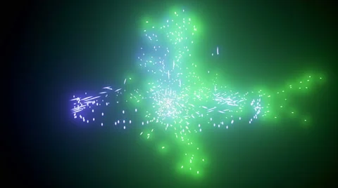 Energy Field Particles Stock Footage 62043959