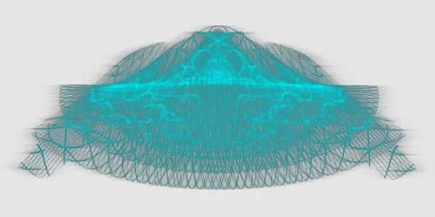 Energy field waves Stock Footage 341882399
