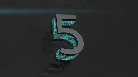 The energy figure is five. cinematic background. Stock Footage 83716662
