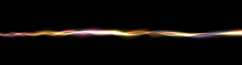 Energy flow black background, abstract effect with blurry particles Stock Illustration