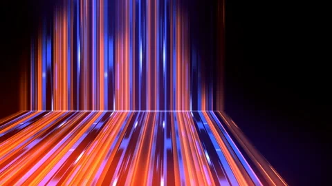 . Energy flow with glowing lines. Stock-Footage 164660627