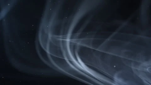Energy Flow Particles Spinning on Black Background, AI Data Transfer Concept Stock Footage 336622456