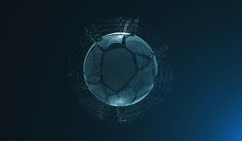 Energy flows with explosion and a multitude of gloss particles Stock Illustration