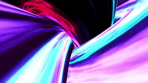Energy Force Background with purple red and blue energy lights flowing looped Stock Footage 245119908
