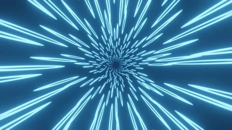 Energy force fields Tunnel in outer space. Stock Footage 137163747