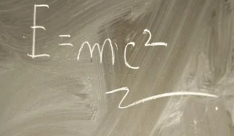 Energy formula Stock Photos