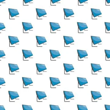 Energy generation pattern seamless Illustrazione stock
