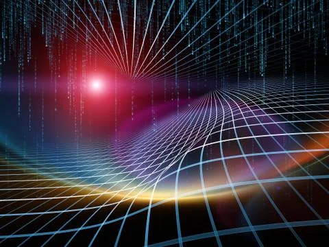 Energy of Geometry Illustrazione stock