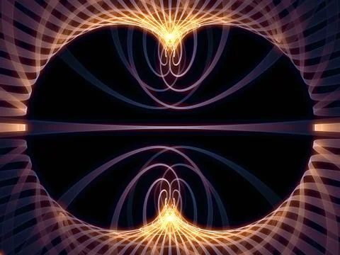 Energy of Grid Lines 库存插图