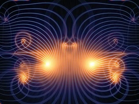Energy of Grid Lines 스톡 일러스트