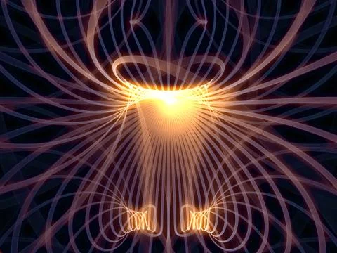 Energy of Grid Lines 库存插图