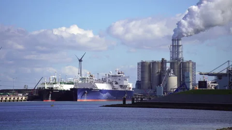 Energy harbor Stock Footage 217689588