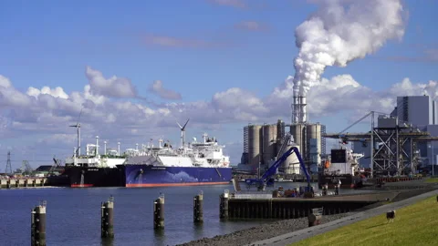 Energy harbor Stock Footage 217711076