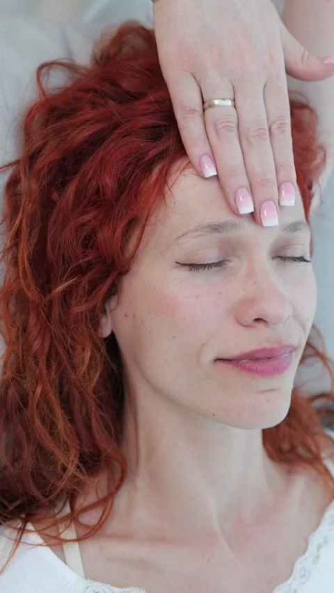 Energy healing. Alternative medicine concept. Stock Footage 323905723