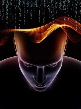 Energy of Human Mind Illustrazione stock