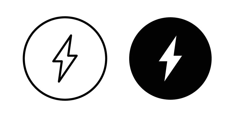 Energy icon for web projects Stock Illustration