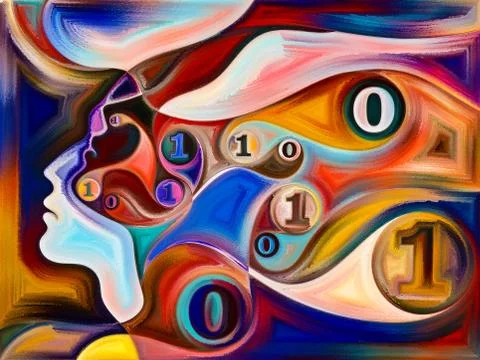 Energy of Inner Colors Stock Illustration
