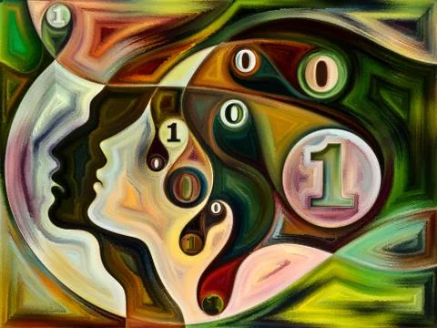 Energy of Inner Colors Stock Illustration