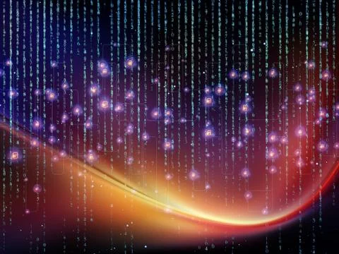 Energy of Integers Illustrazione stock