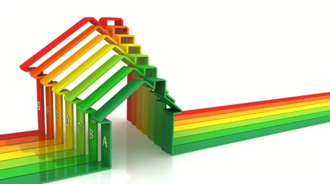 Energy level house Video stock 10911631