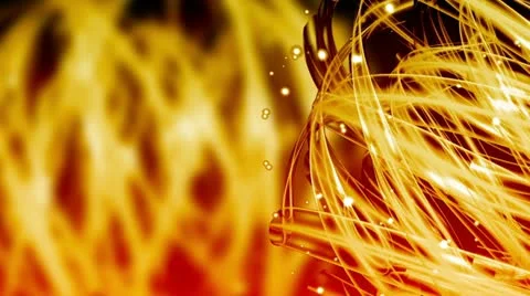 Energy Light Streaks - Abstract Background 75 (HD) Stock Footage 12209554