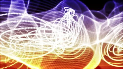 Energy Light Streaks - Trapcode Style 04 (HD) Stock Footage 10787181