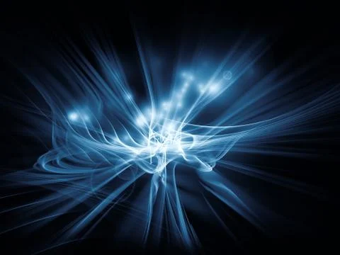 Energy of Light Waves 스톡 일러스트