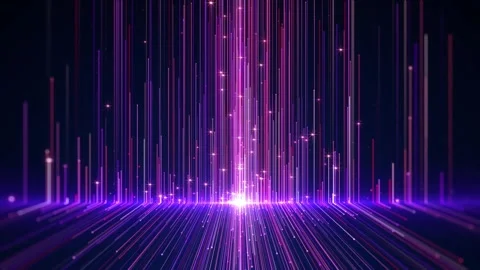 Energy Lights Core Streaming with enerdy lights particle looped for for VJs.. Stock Footage 245119827