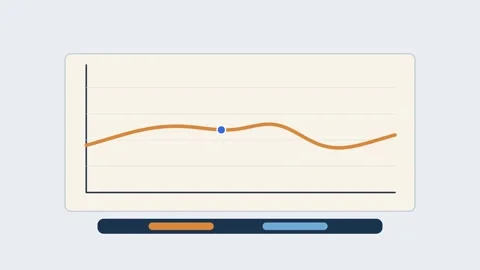 Energy Load Shift Curve Analytics HUD Video stock 342581797
