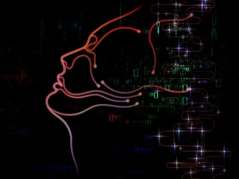 Energy of Machine Consciousness Illustrazione stock