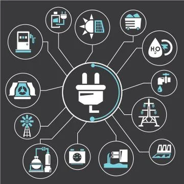 Energy management Stock Illustration
