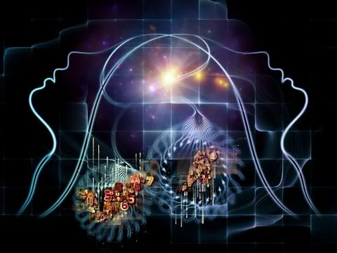 Energy of Mathematics Stock Illustration