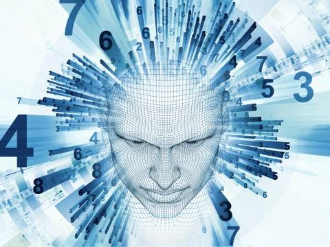 Energy of the Mind Stock Illustration