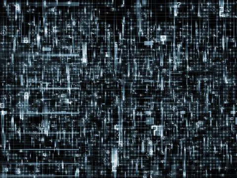 Energy of the Network Stock Illustration