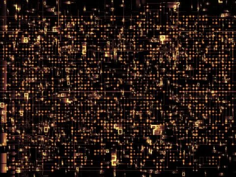 Energy of the Network Stockillustratie