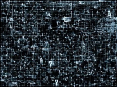 Energy of the Network Illustrazione stock