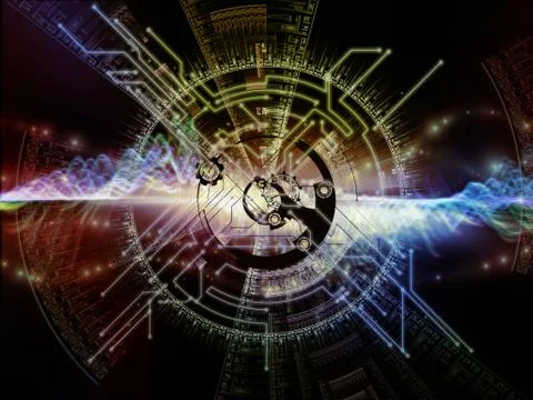 Energy of Network 스톡 일러스트